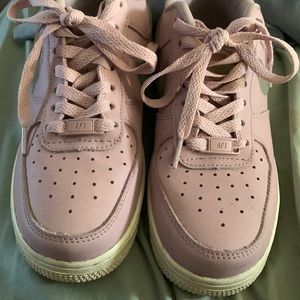 Purple air force ones size 6y